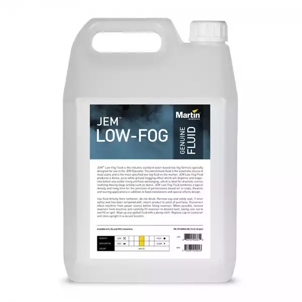 MARTIN JEM Low-Fog Fluid, 5l - tečnosti za dim mašine