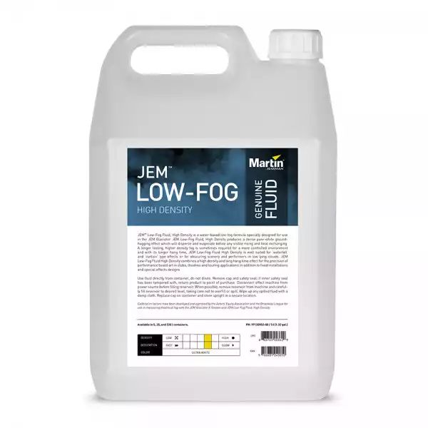 MARTIN JEM Low-Fog Fluid, High Density, 5l - tečnosti za dim mašine