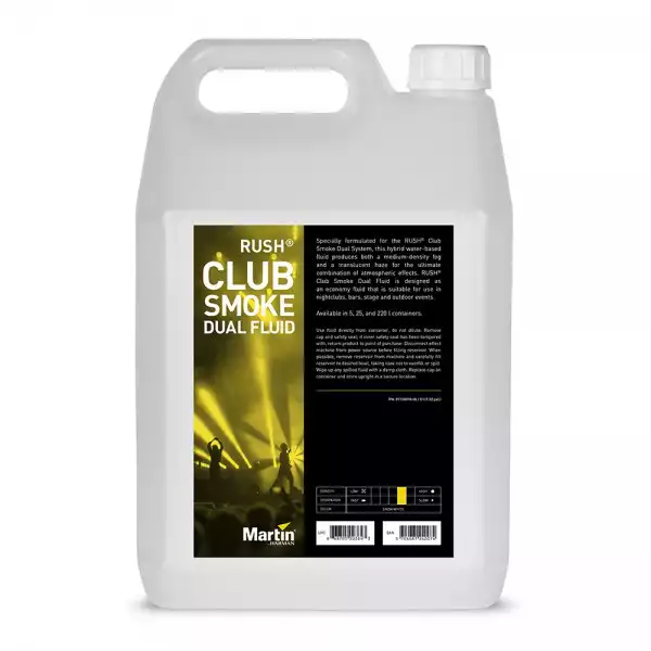 MARTIN RUSH Club Smoke Dual Fluid 5l - tečnosti za dim mašine