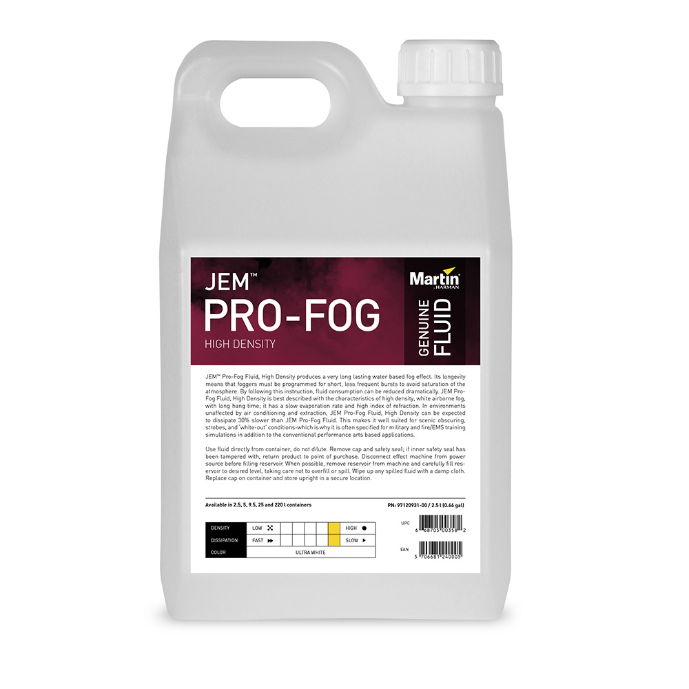 MARTIN JEM Pro-Fog Fluid High Density 5l - tečnosti za dim mašine