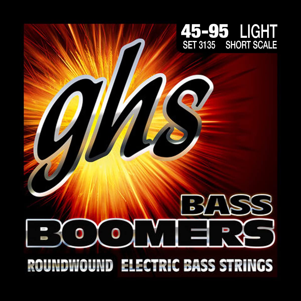 GHS 45-95 3135 Bass Boomers Short Scale Light - Žice za bas gitaru