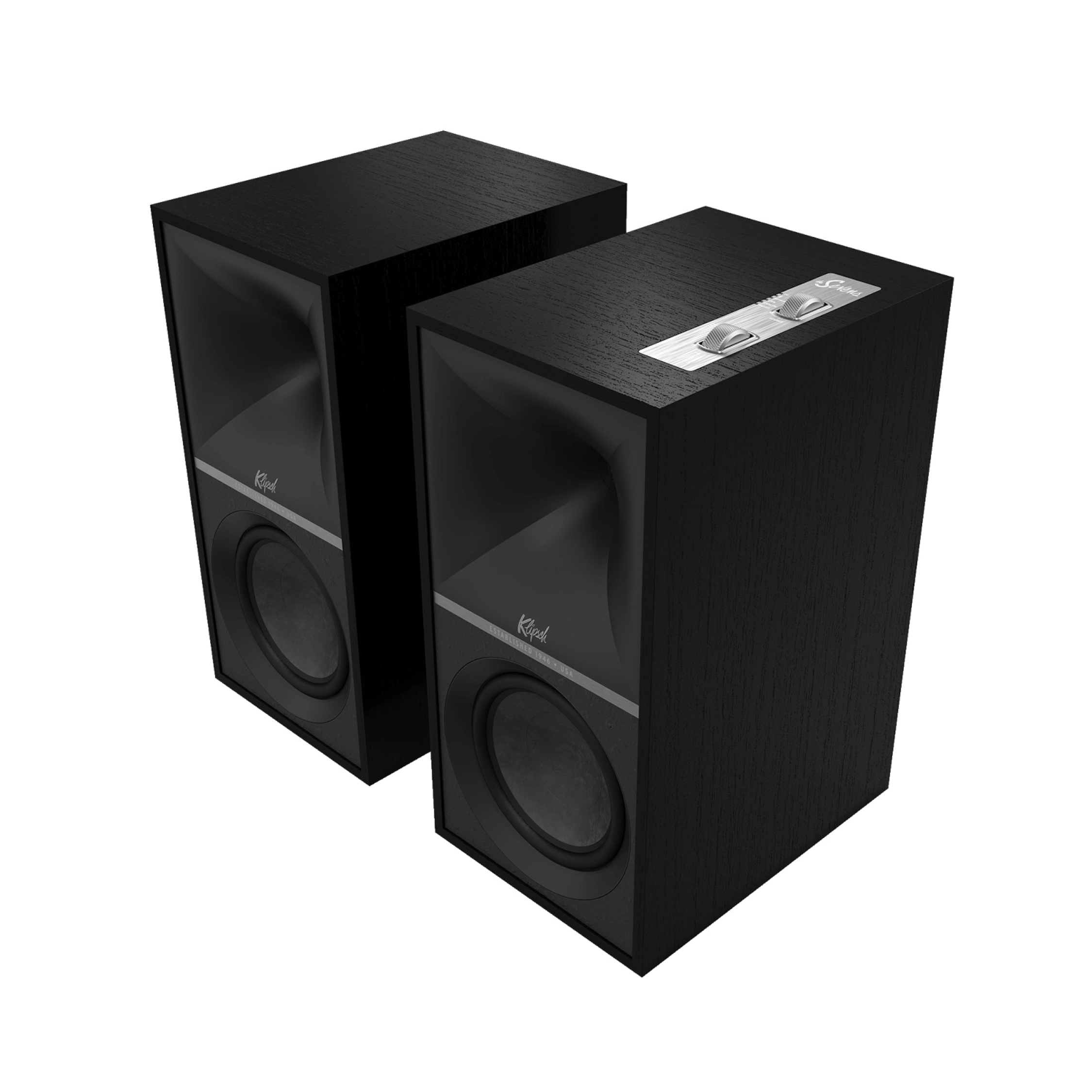 Klipsch THE SEVENS BLACK Aktivni Bookshelf Zvučnici