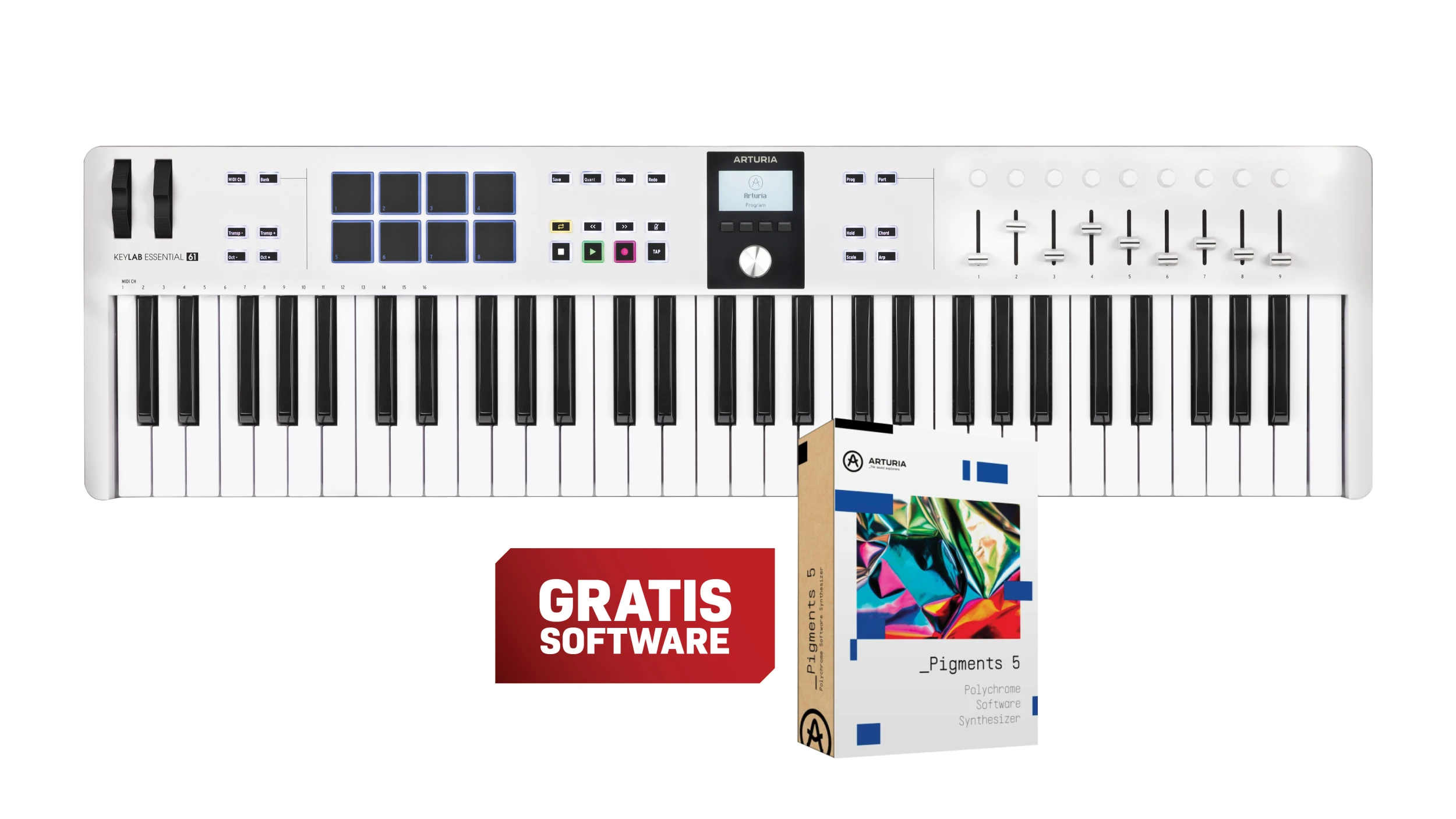 Arturia KeyLab Essential 61 mk3 White