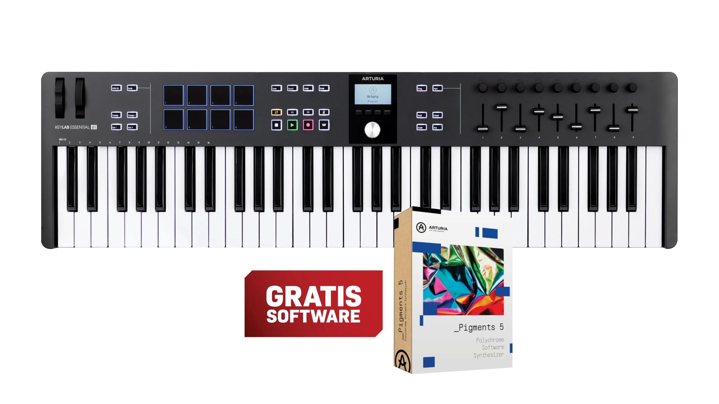 Arturia KeyLab Essential 61 mk3 Black