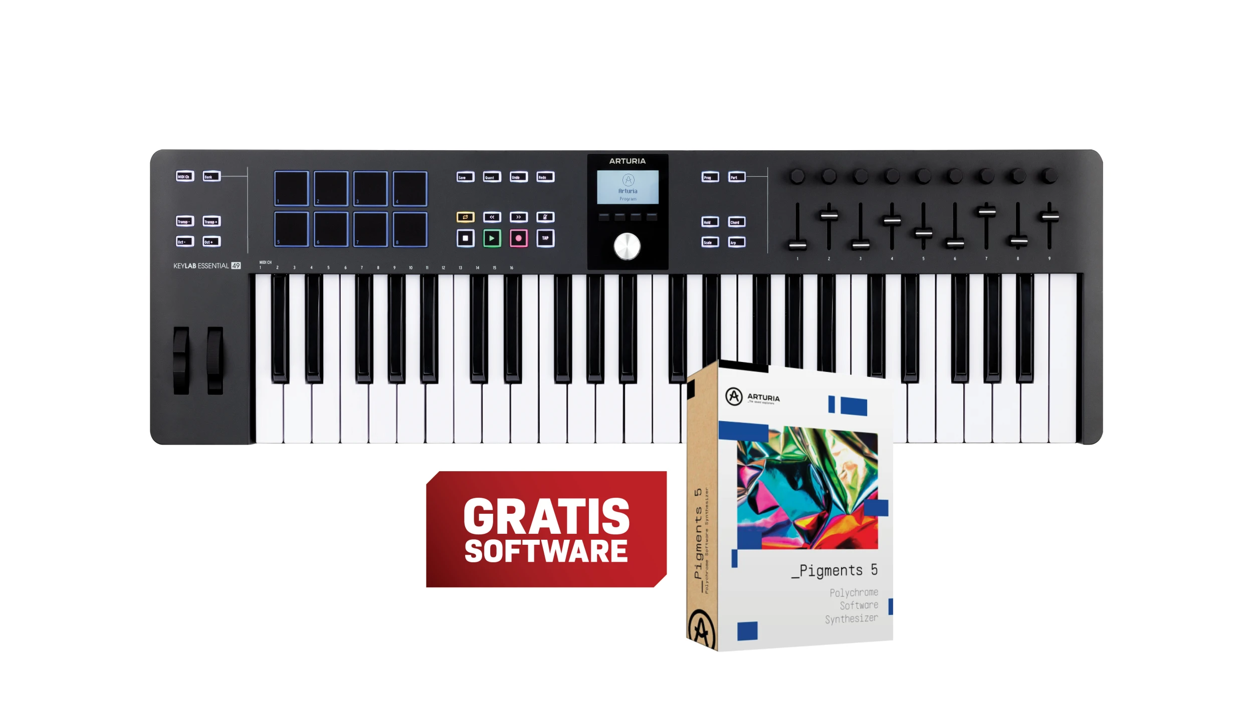 Arturia KeyLAB Essential 49 Mk3 Black