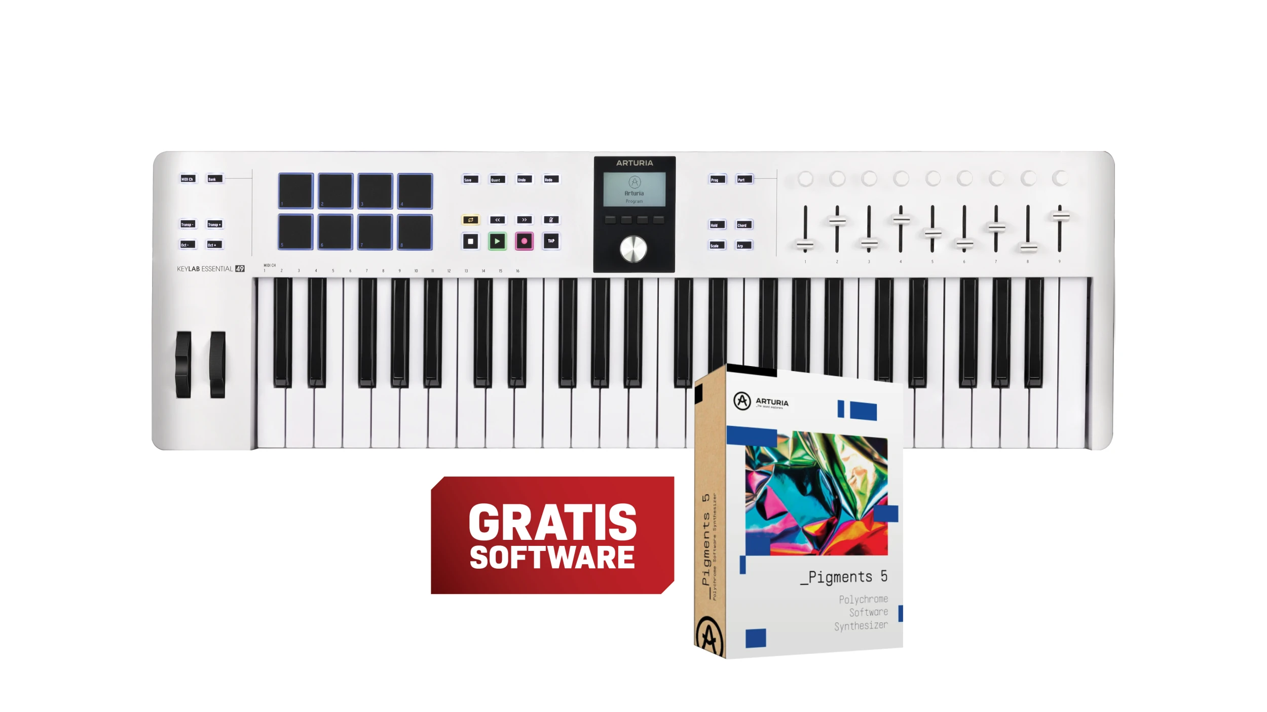 Arturia KeyLab Essential 49 MK3 White