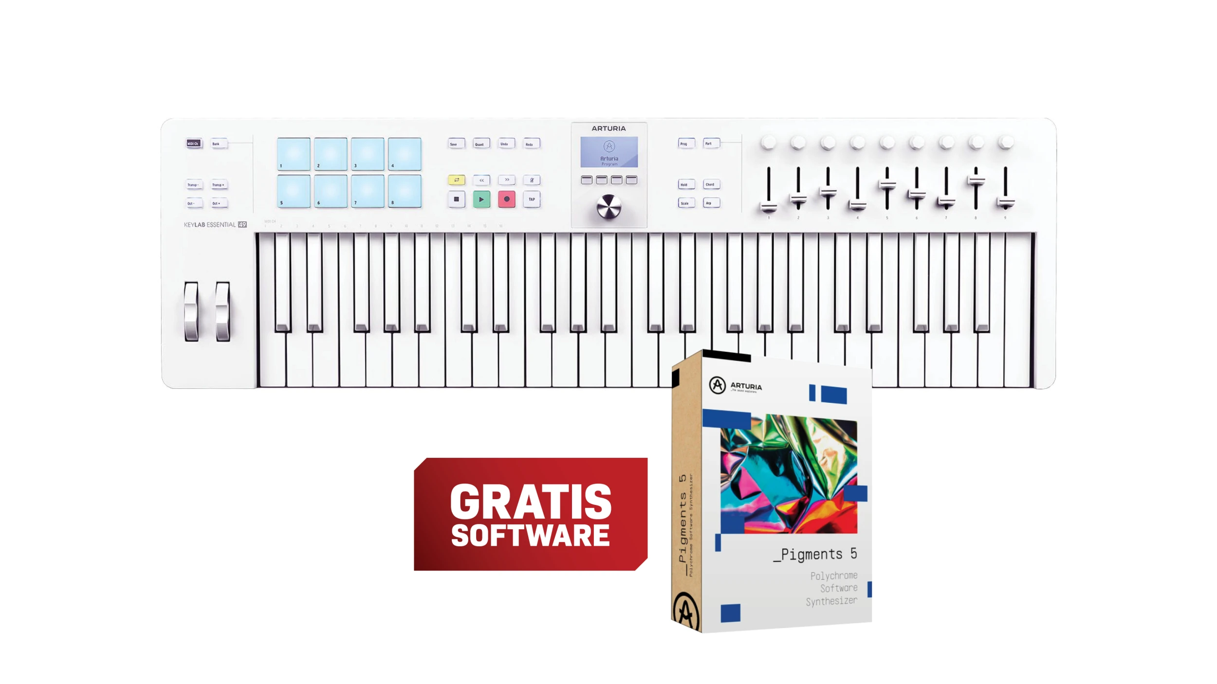 Arturia KeyLAB Essential 49 Mk3 Alpine White