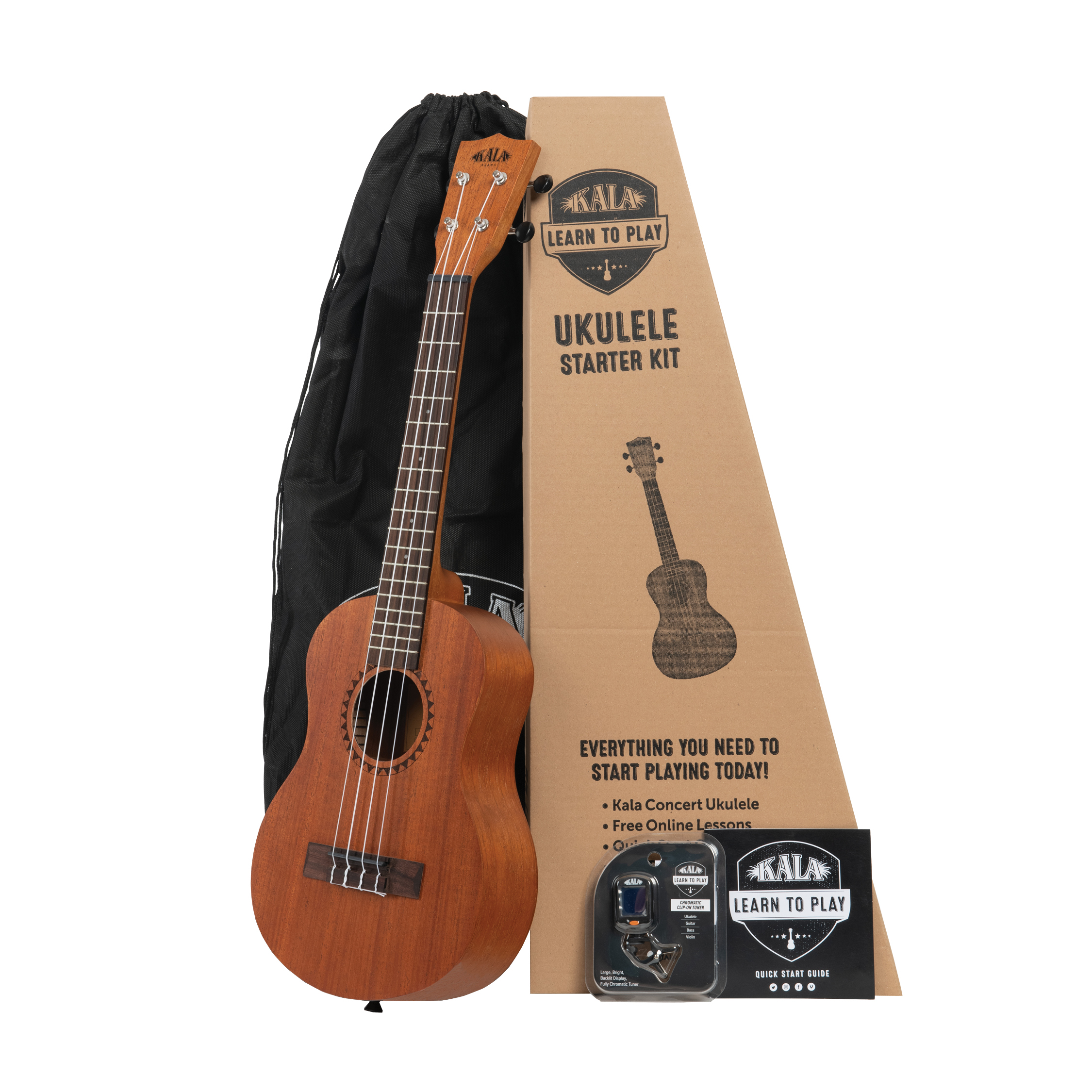 Kala Learn To Play Tenor Ukulele Starter Kit