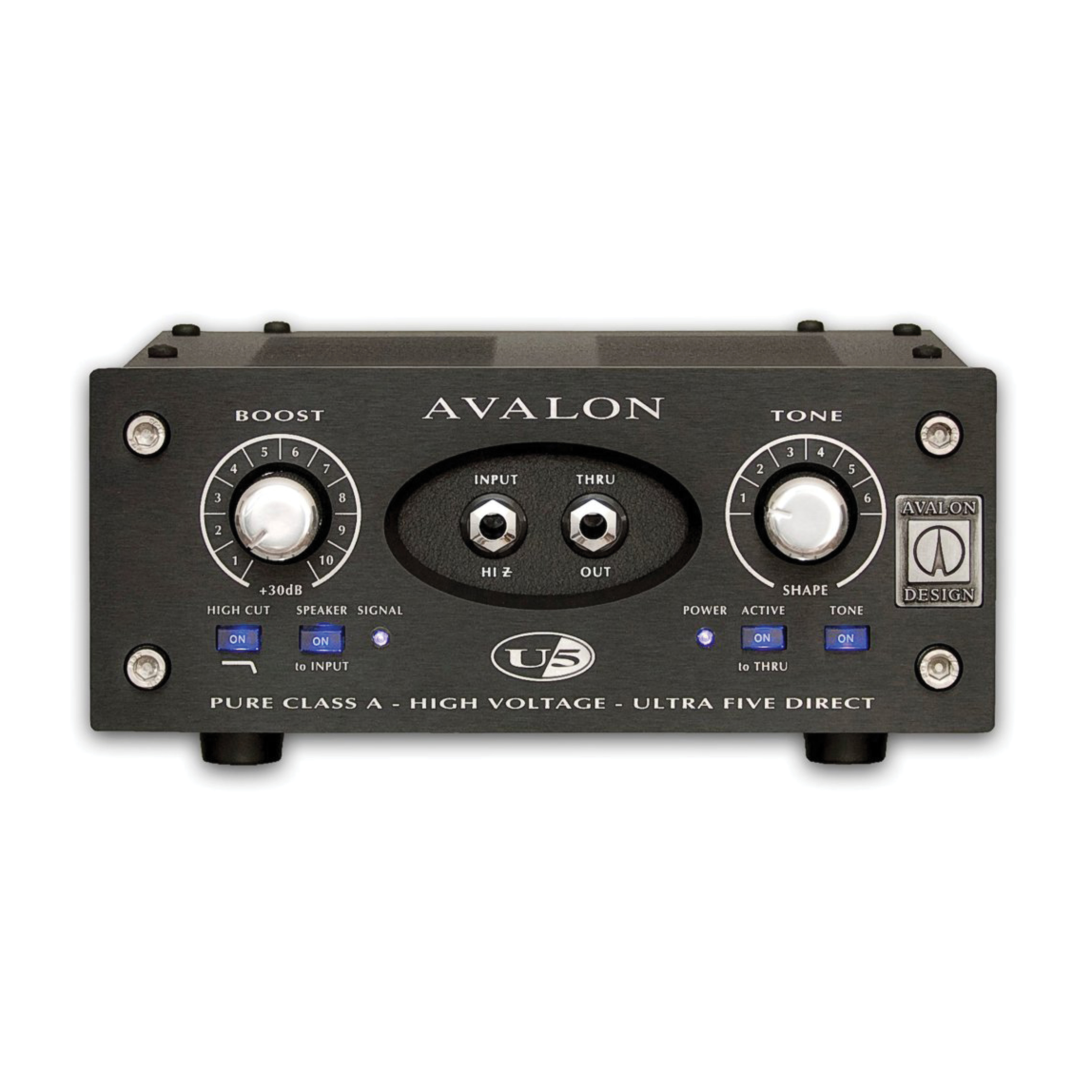 Avalon U5 Mono Instrument D.I - Preamp Black